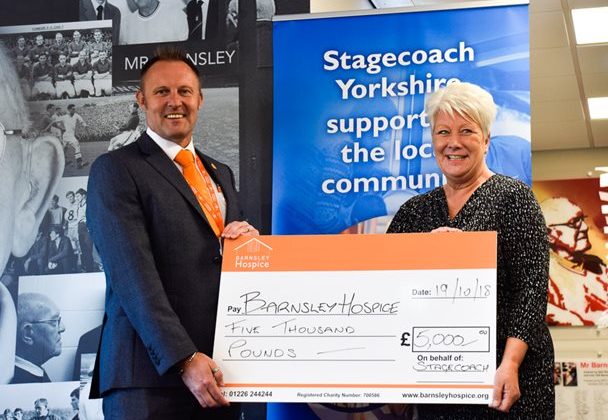 Stagecoach drivers donation