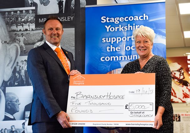 Stagecoach drivers donation