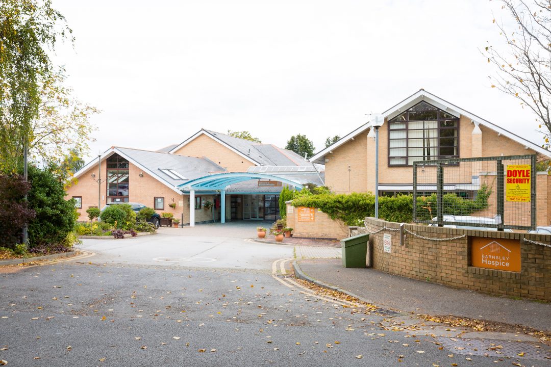 Photo of the exterior of Barnsley Hospice