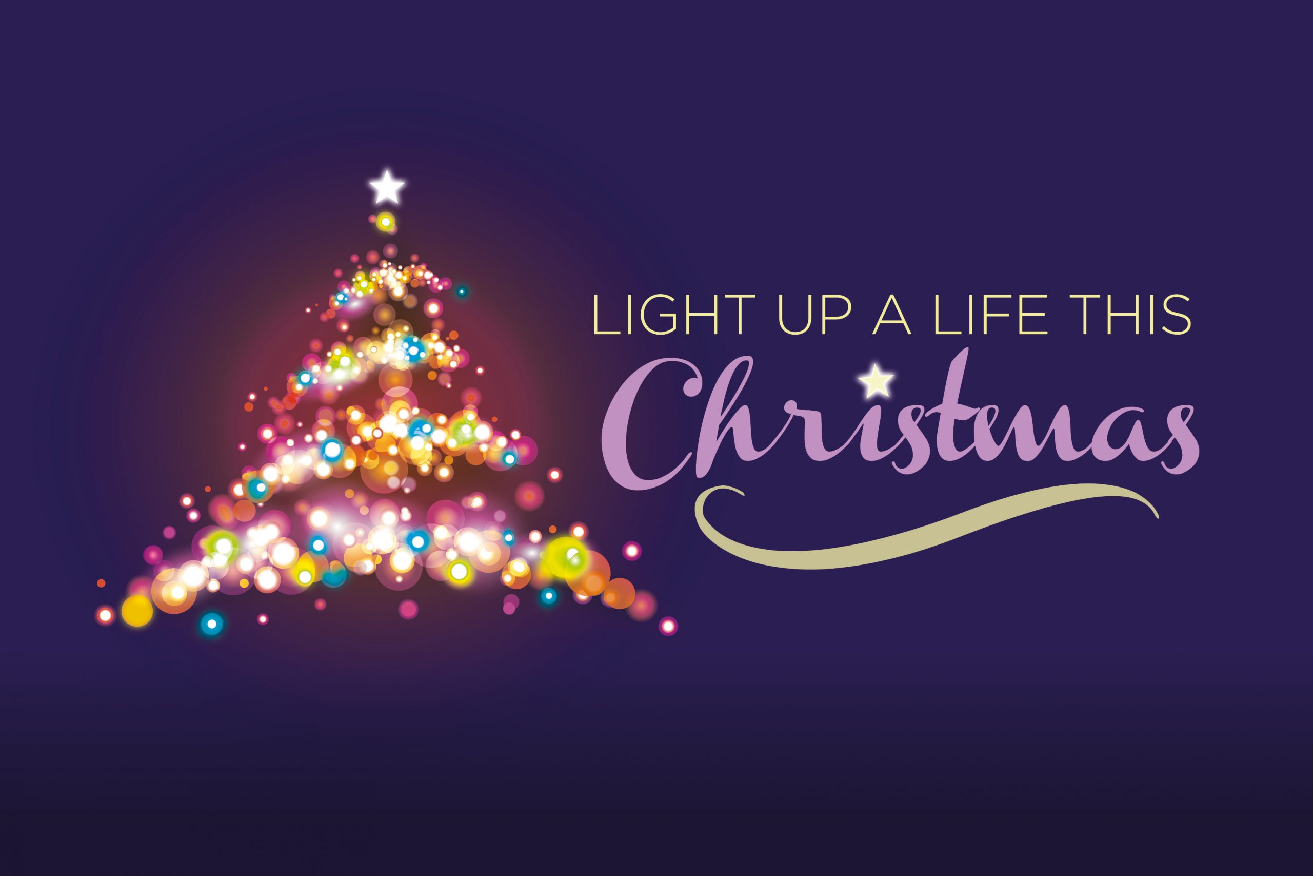 Image of Light up a life this Christmas advertisement