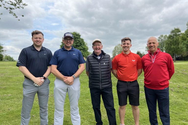 Golf day competitors