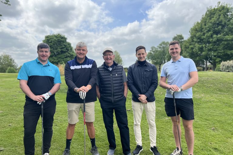 Golf day competitors