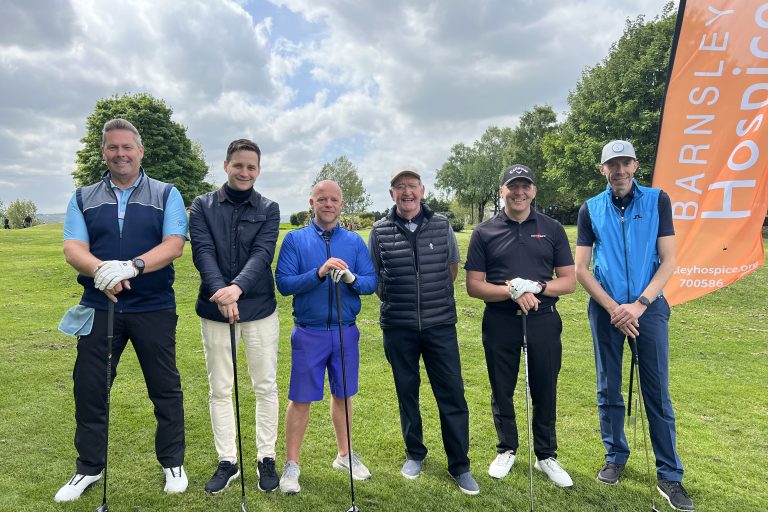 Golf day competitors