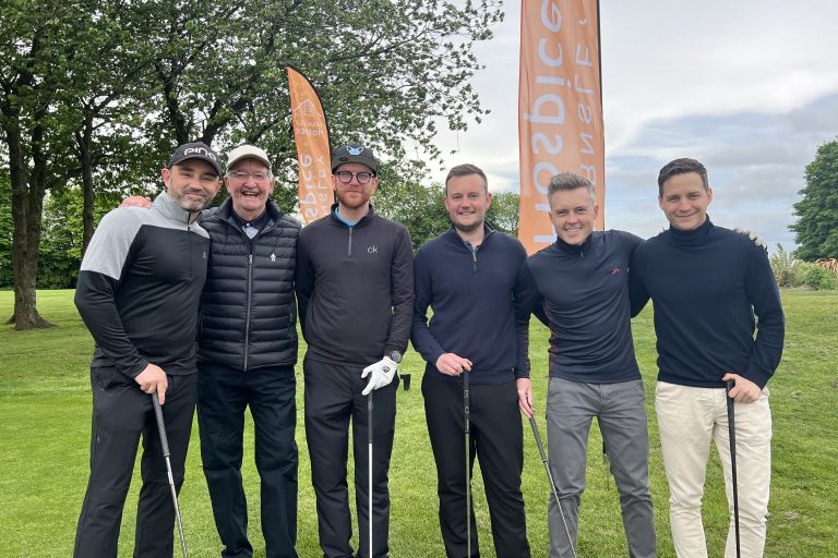 Golf day competitors