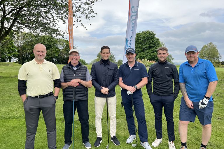 Golf day competitors