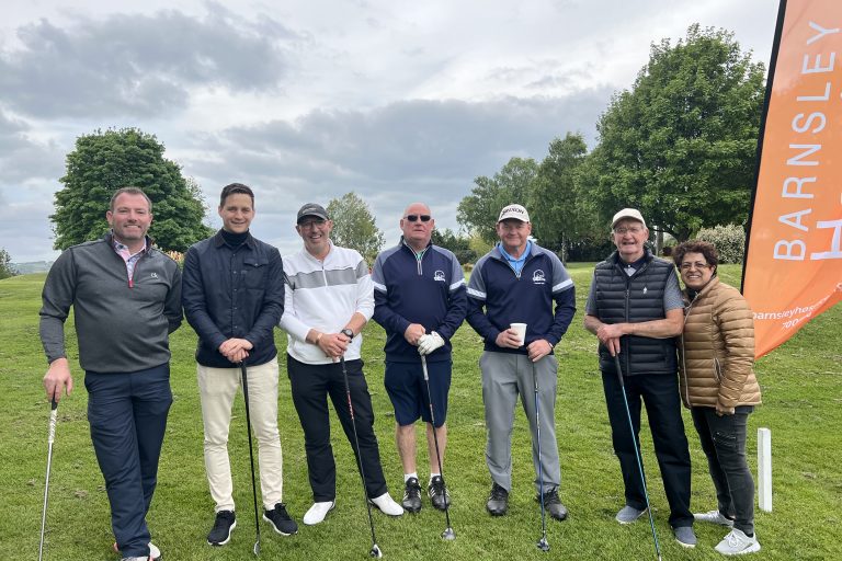 Golf day competitors
