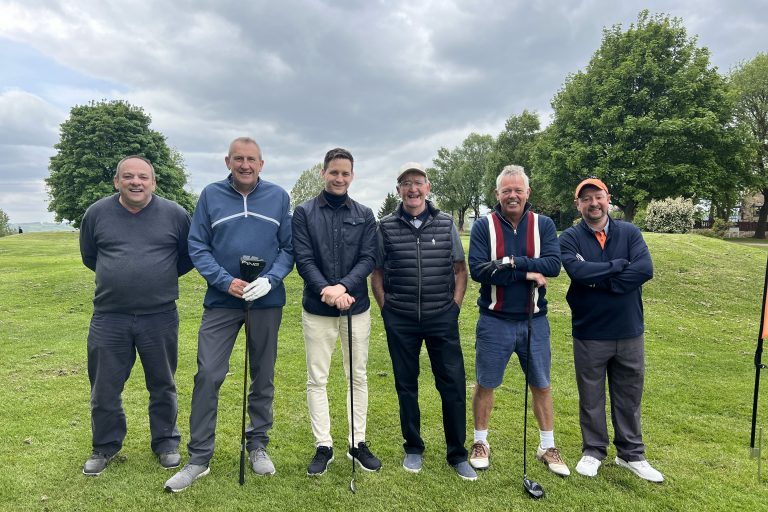 Golf day competitors