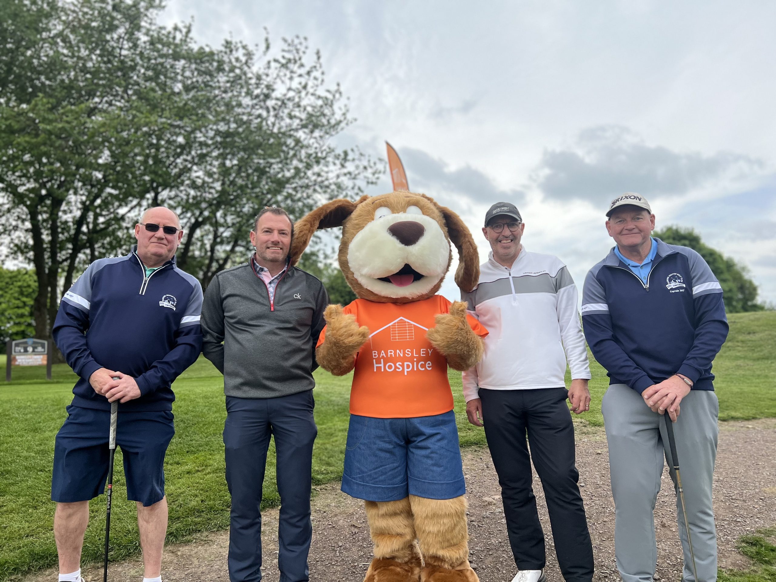 Golf day competitors