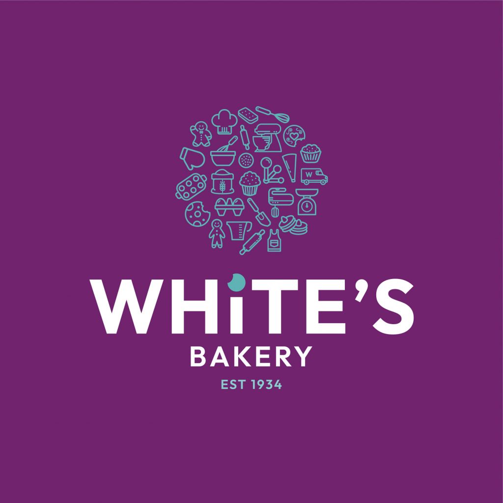 White's Bakery logo.